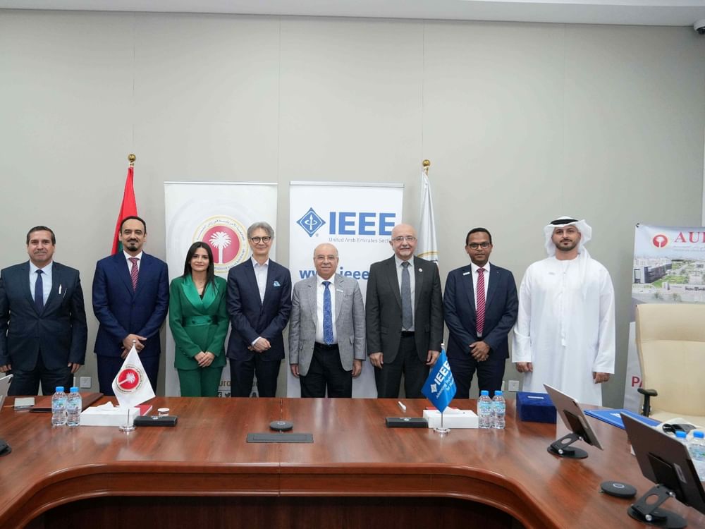 أمريكية رأس الخيمة و الهندسية العالمية الرائدة IEEE  توقعان مذكرة تفاهم 