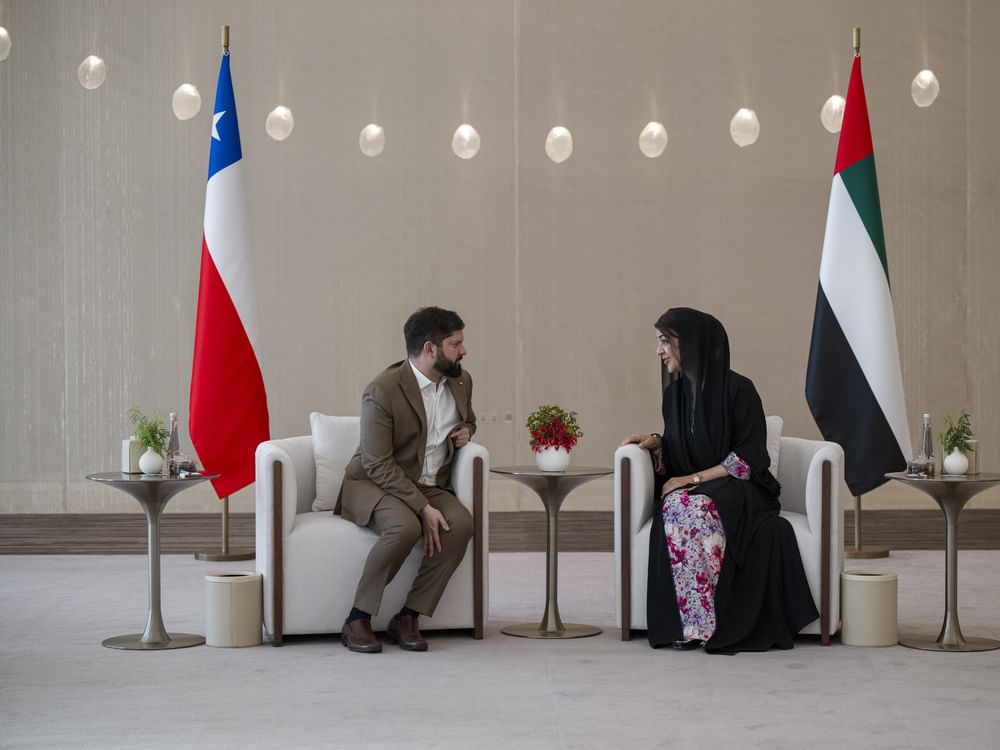 Chilean President arrives in UAE on official visit | Emirates News Agency