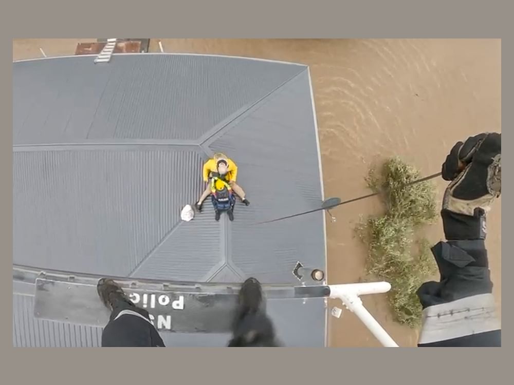Australian authorities airdrop supplies to farmers stranded by floods