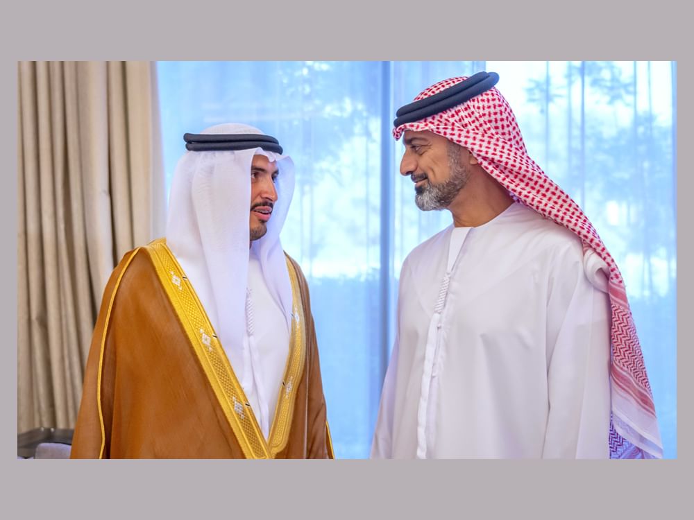 عمار بن حميد يحضر أفراح الفلاسي والحبروش في دبي