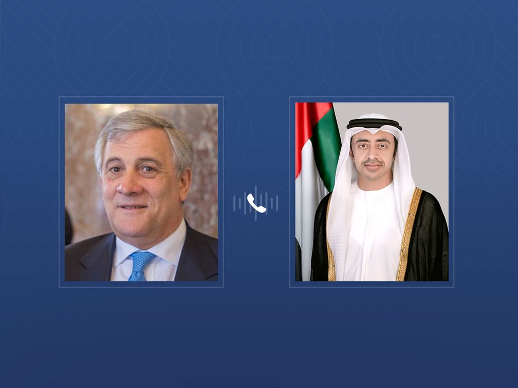 Abdullah bin Zayed, Italian FM discuss joint cooperation