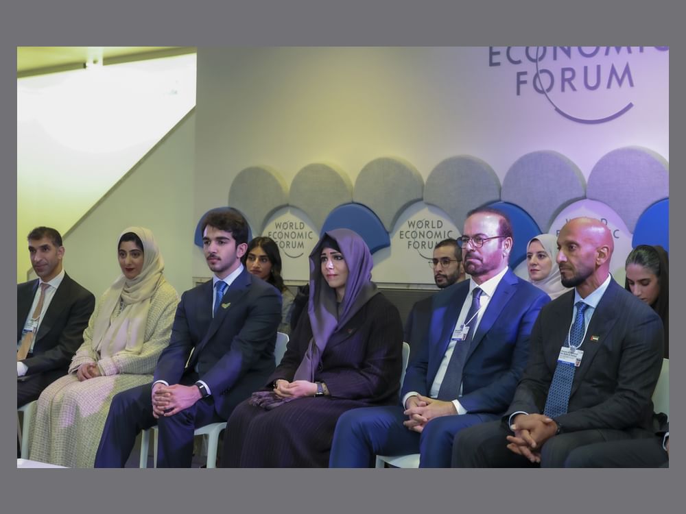 UAE delegation meets with President of World Economic Forum in Davos