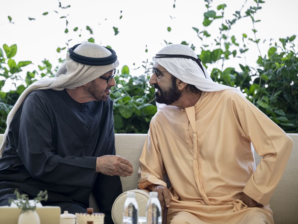 UAE President receives Mohammed bin Rashid
