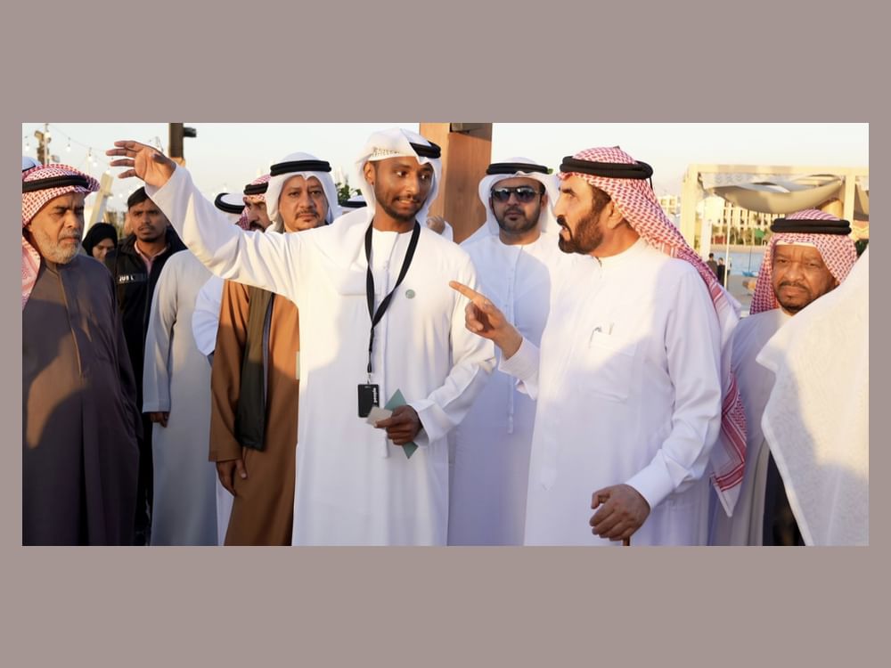 طالب بن صقر القاسمي يزور مهرجان فخر الوطن برأس الخيمة