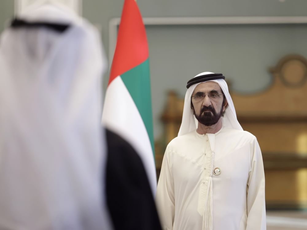 أمام محمد بن راشد/ 23 قاضياً ومفتشاً قضائياً جُدد يؤدون اليمين القانونية