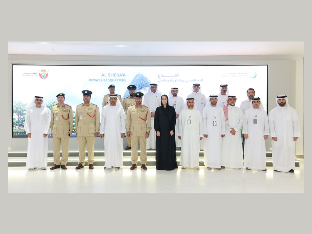 DEWA, Transport Security Department in Dubai review Al Shera’a Bridge standards 