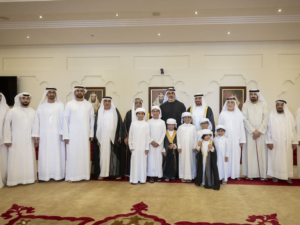 El príncipe heredero de Abu Dabi asiste a la recepción por la boda de Abdullah Al Shamsi