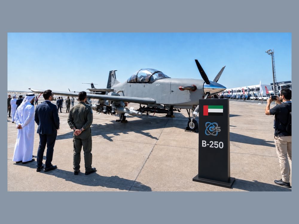 "بدر-250"من Generation 5 المصنوعة كليا بالإمارات تلفت الأنظار في ظهورها الأول بالعلمين للطيران والفضاء