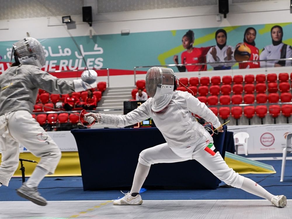 7 فرق تشارك بمنافسات المبارزة في الألعاب العربية للسيدات بالشارقة