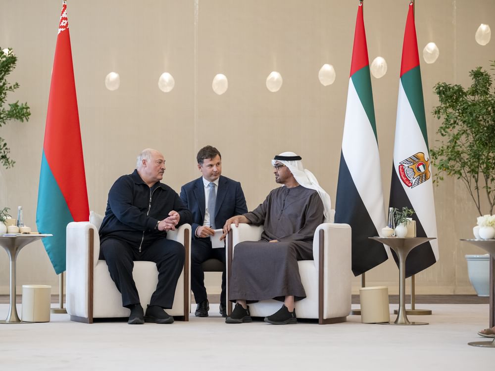 UAE, Belarus Presidents discuss bilateral relations