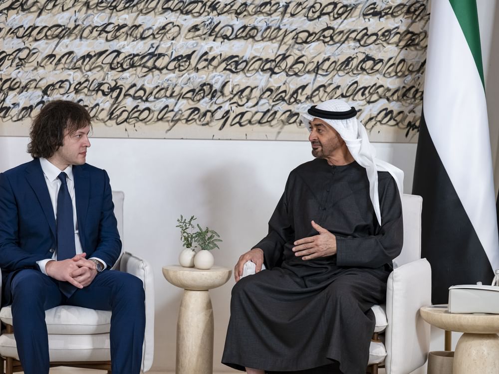 UAE President, Georgian Prime Minister discuss strengthening bilateral ties
