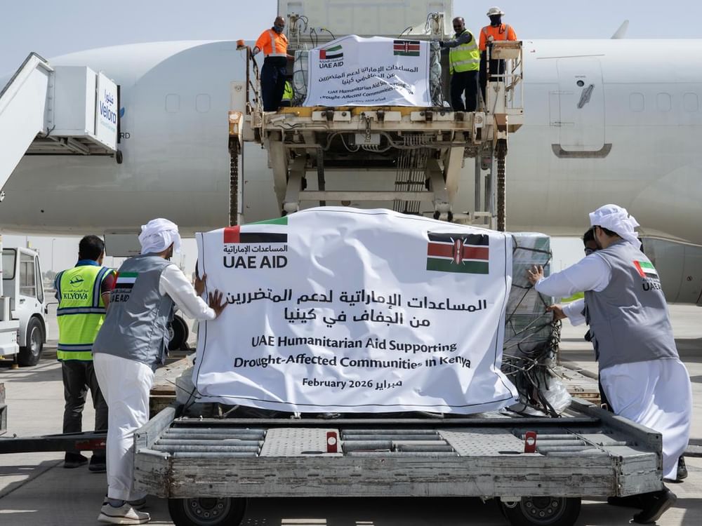 دعما للمتضررين من الجفاف.. الإمارات ترسل 30 طنا من المساعدات الغذائية إلى كينيا