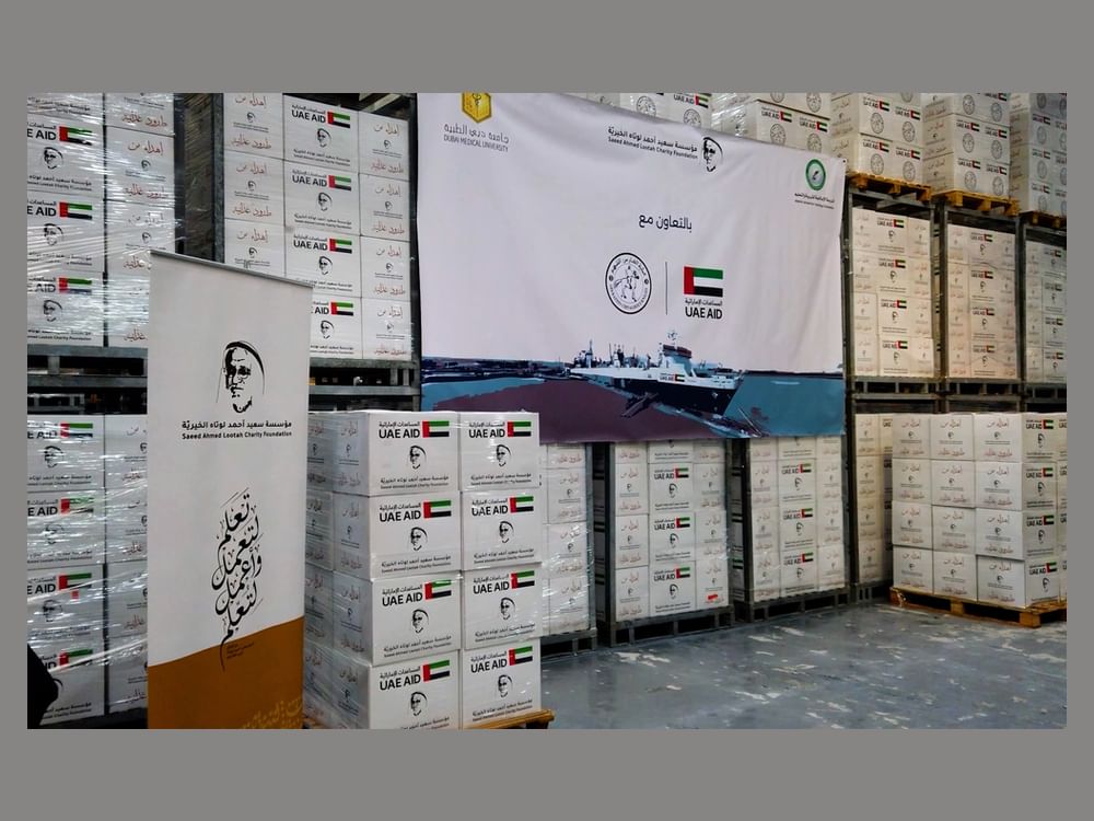 Dubai Medical University students implement volunteer drive for Gaza within Operation Chivalrous Knight 3