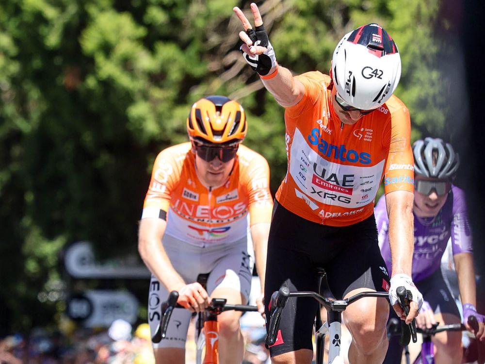 Jay Vine se proclama vencedor del Tour Down Under con el UAE Team Emirates-XRG