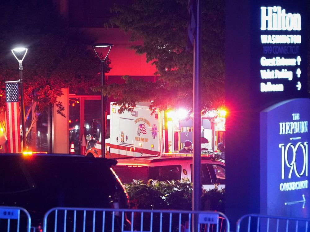 Trump evacuated from White House correspondents’ dinner over security threat