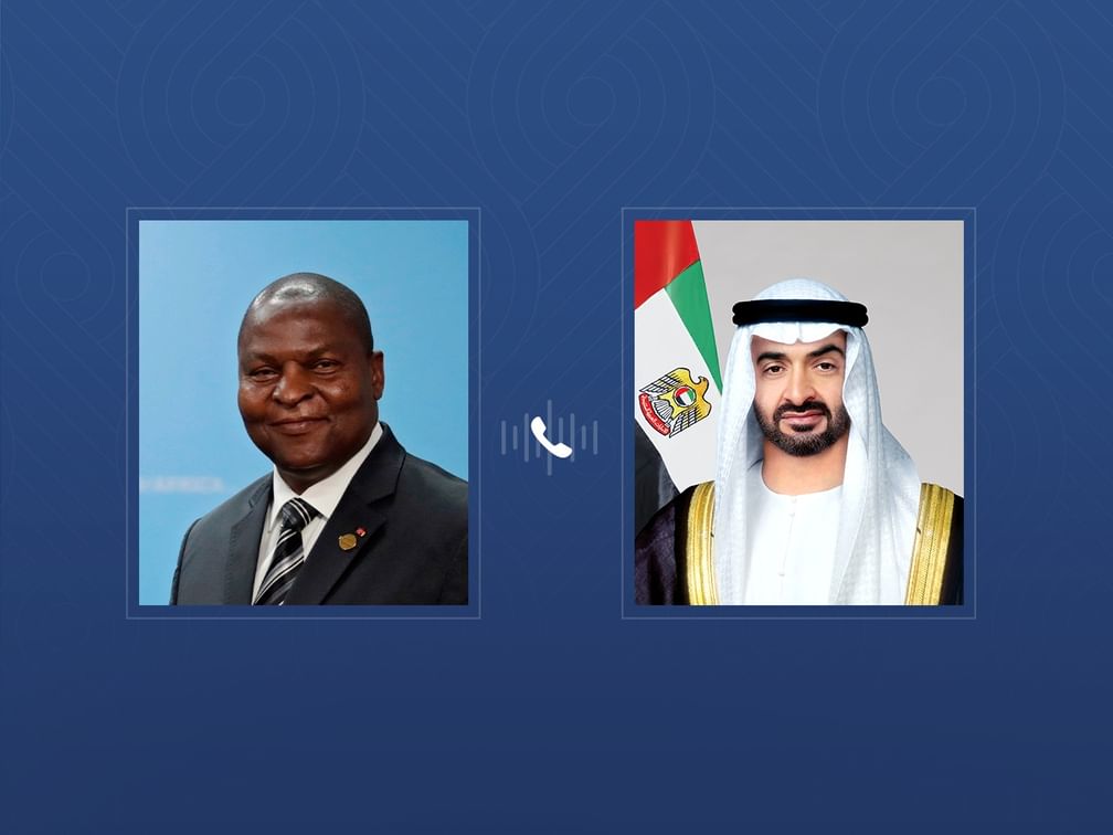 UAE President receives phone call from President of the Central African Republic condemning Iranian attacks