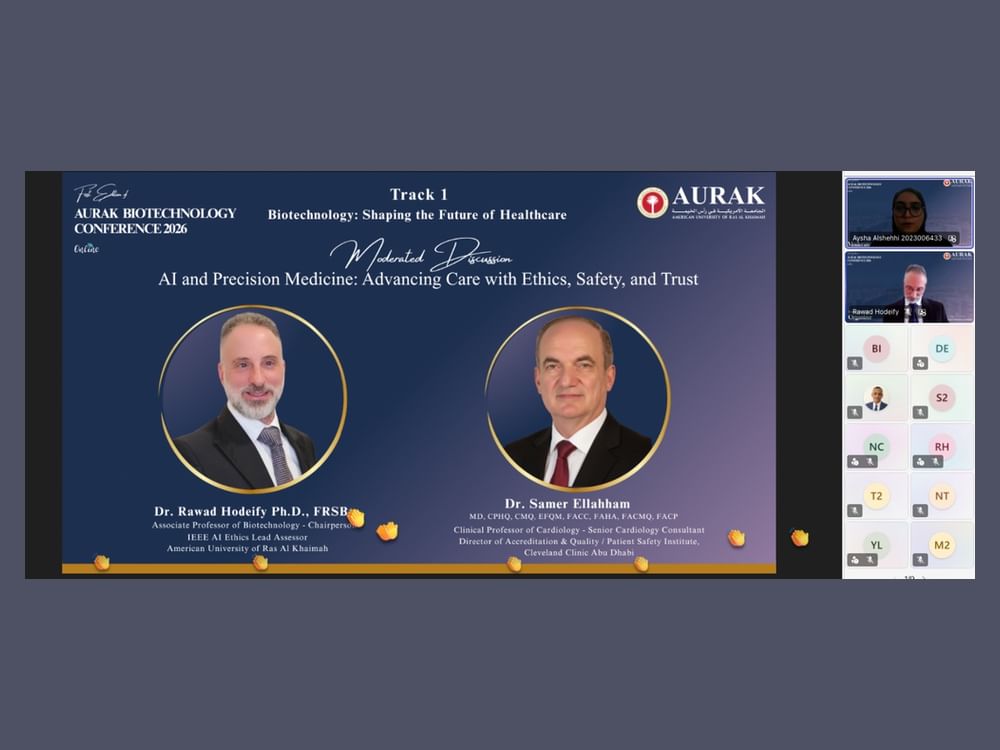 أمريكية رأس الخيمة تستضيف المؤتمر الأول للتكنولوجيا الحيوية 2026