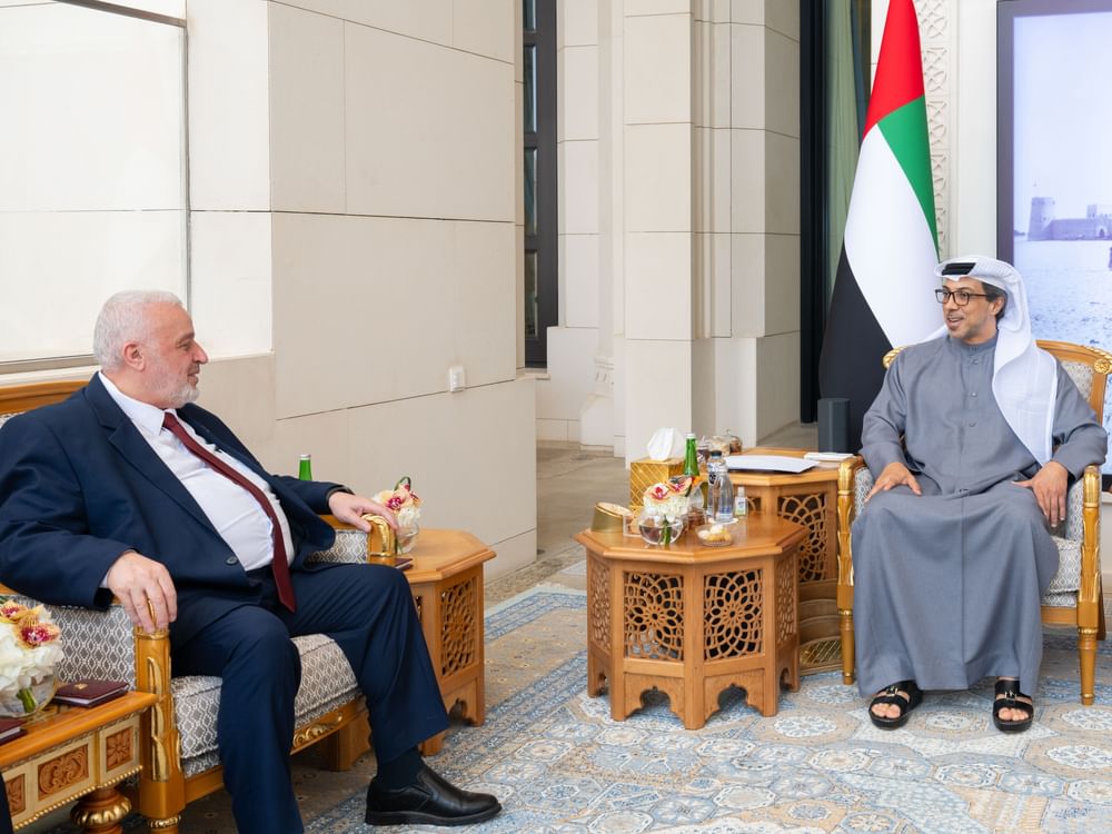 Mansour bin Zayed receives Syrian Minister of Religious Endowments