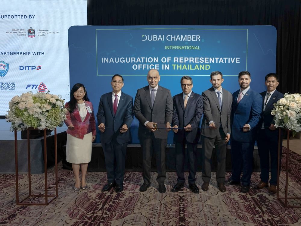 Dubai International Chamber launches 36th international representative office in Bangkok to boost trade, investments with Thailand