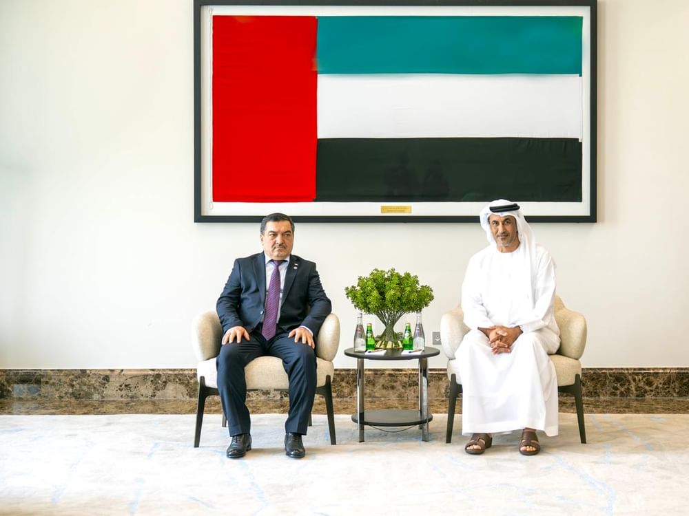 Saeed Al Hajeri receives Deputy Foreign Minister of Tajikistan