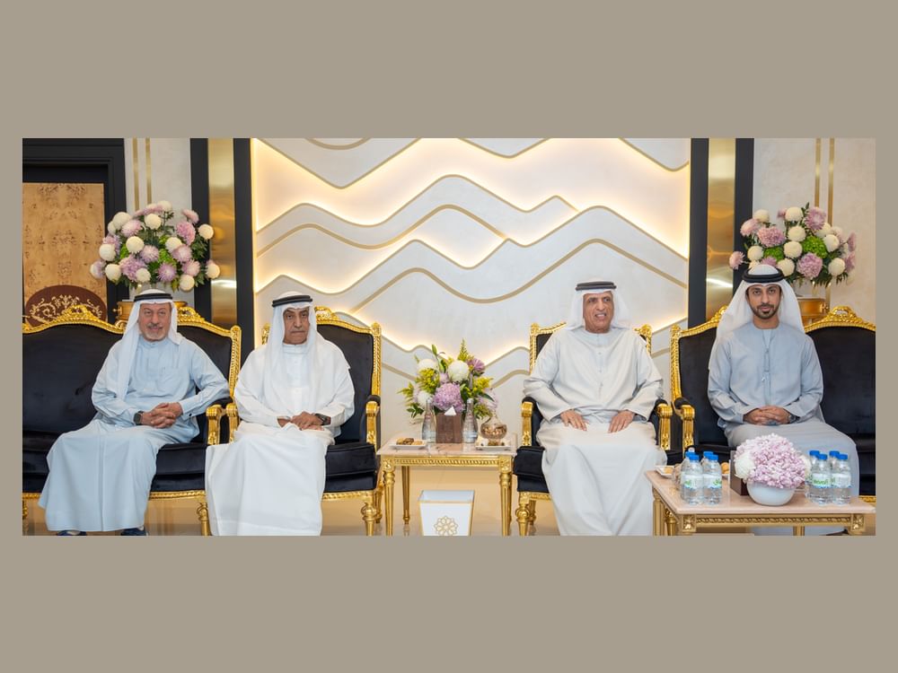 Saud bin Saqr receives Ramadan well-wishers