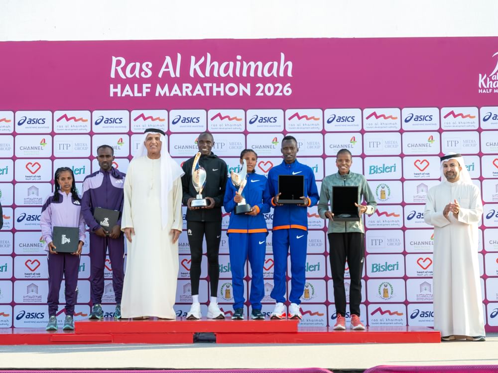 RAK Ruler attends 19th Ras Al Khaimah Half Marathon