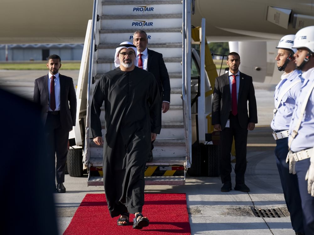 Príncipe herdeiro de Abu Dhabi chega ao Brasil para participar da 17ª Cúpula do Brics