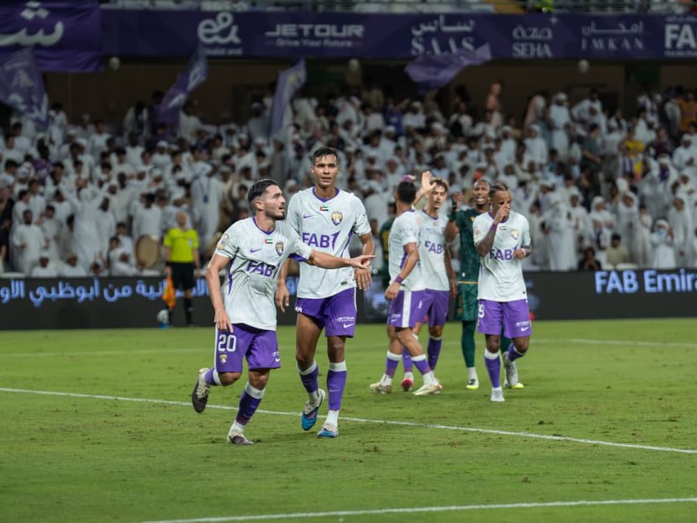 فوز العين وشباب الأهلي وعجمان في دوري أدنوك للمحترفين