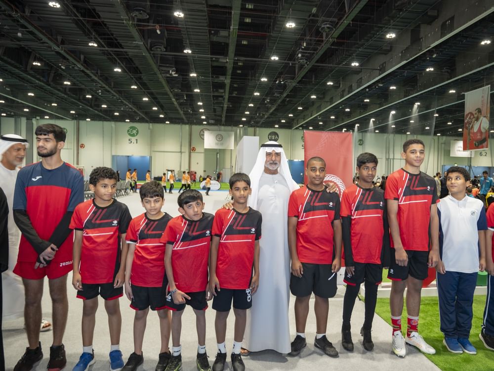 Nahyan bin Mubarak visits Unified Schools UAE Games | Emirates News Agency