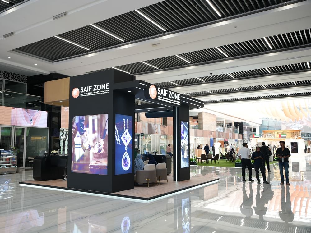 SAIF Zone highlights its competitive investment advantages at Watch & Jewellery Middle East Show