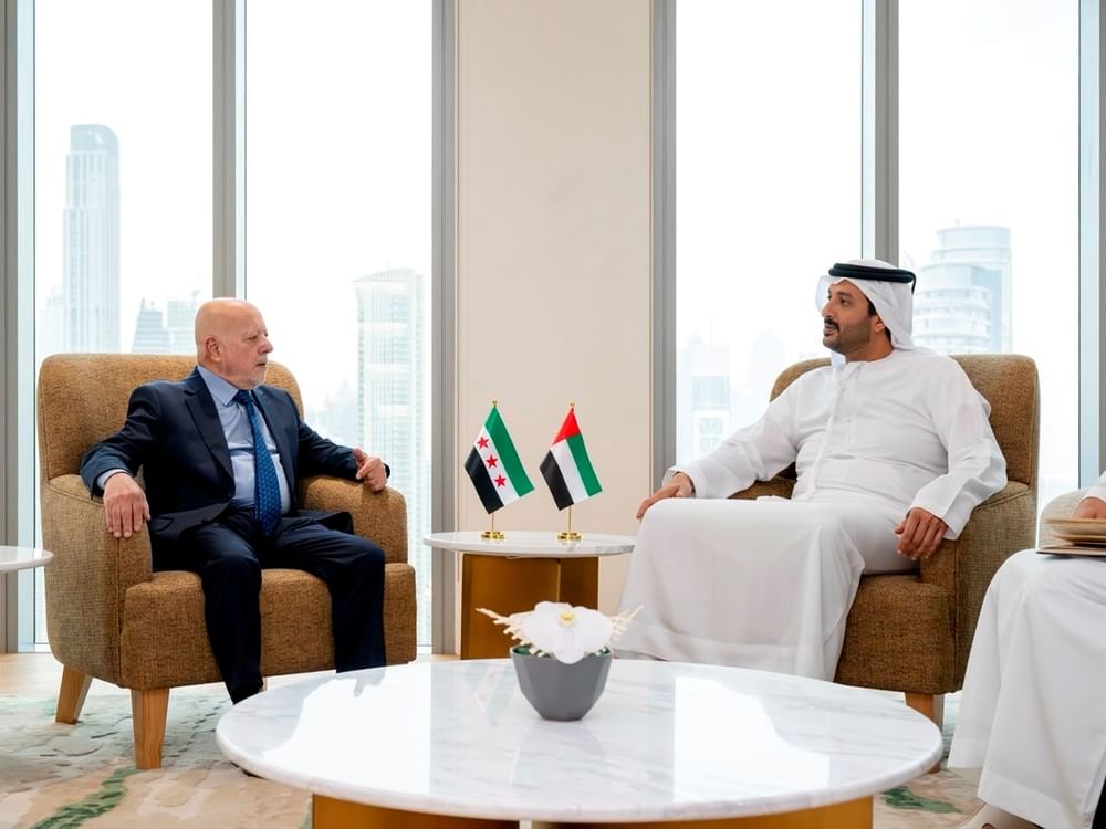 الإمارات وسوريا تبحثان تعزيز التعاون الاقتصادي واستكشاف فرص جديدة