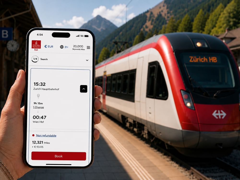 Emirates Skywards unlocks over 12,000 European rail destinations using Miles