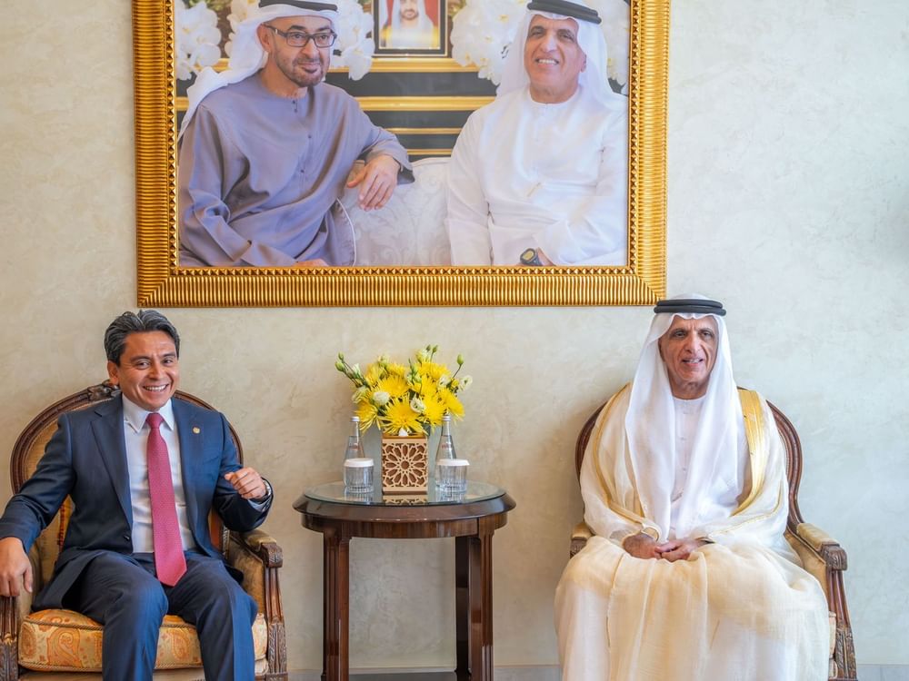 RAK Ruler receives Ambassador of El Salvador