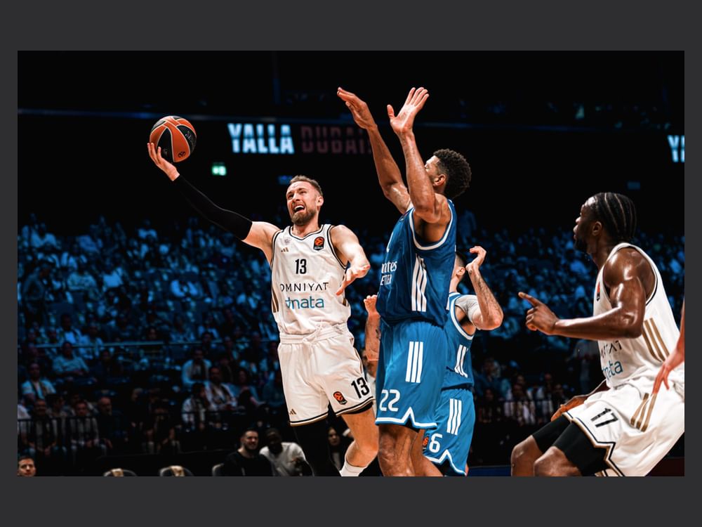 دبي لكرة السلة يفوز على ريال مدريد في اليوروليغ