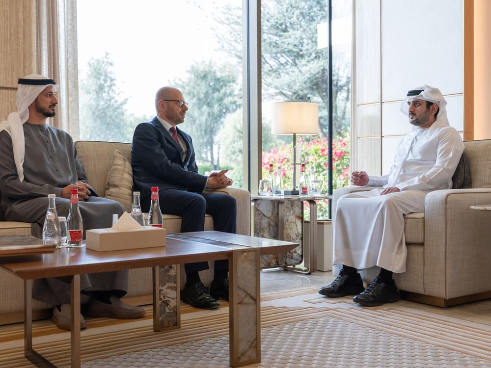 Maktoum bin Mohammed meets with CEO of Siemens Energy