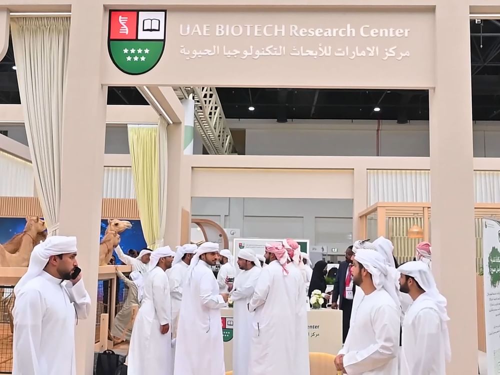UAE BIOTECH showcases first cloned Arabian wolves at AAIHEX