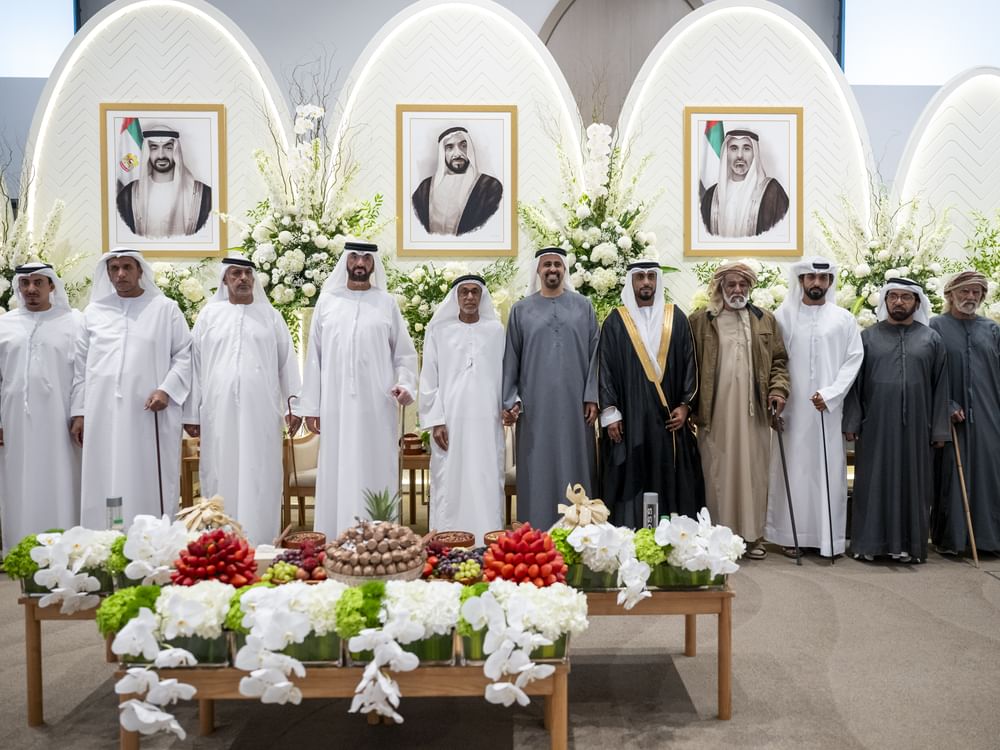 Theyab bin Mohamed bin Zayed attends Nasser Nekhaira Al Shamsi wedding reception