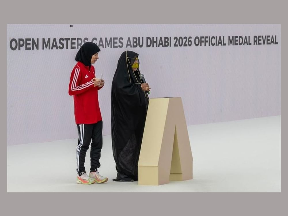 بعمر "72عاما " تشارك في ألعاب الماسترز" أبوظبي 2026"  