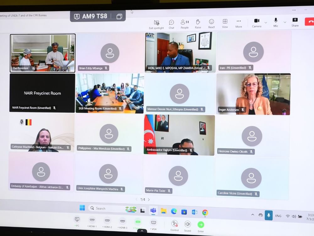 Oman hosts virtual preparatory meeting for 7th Session of UN Environment Assembly