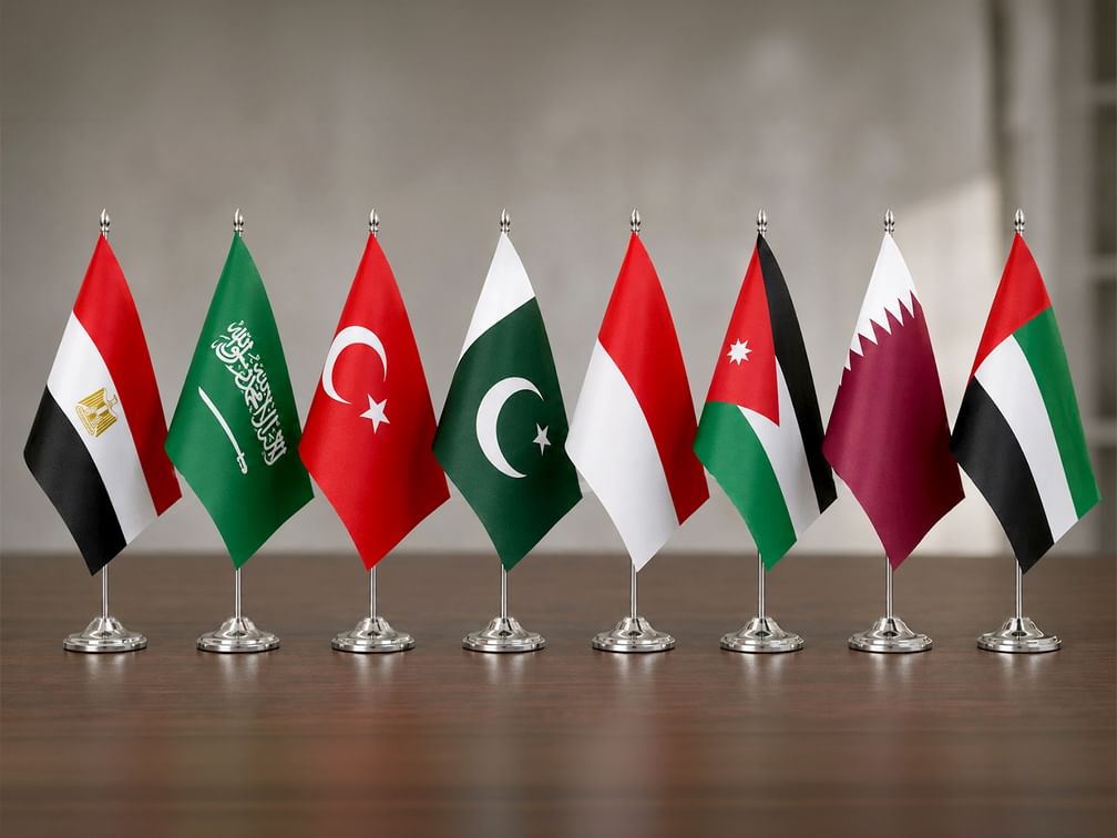 بيان مشترك لوزراء خارجية دولة الإمارات وقطر والأردن وإندونيسيا وباكستان وتركيا والسعودية ومصر