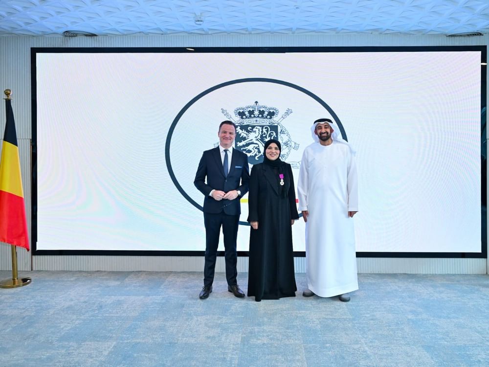 البروفيسورة حبيبة الصفار بجامعة خليفة تنال وسام ليوبولد من بلجيكا