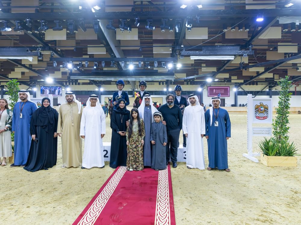 Nahyan bin Mubarak attends final day of FBMA International Show Jumping Cup 2026