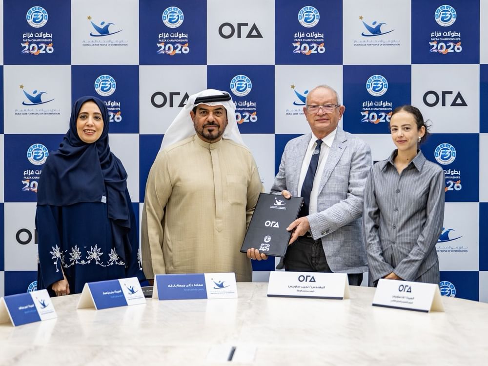 شراكة بين "دبي لأصحاب الهمم" و"أورا ديفيلوبرز" لدعم بطولات فزاع 2026