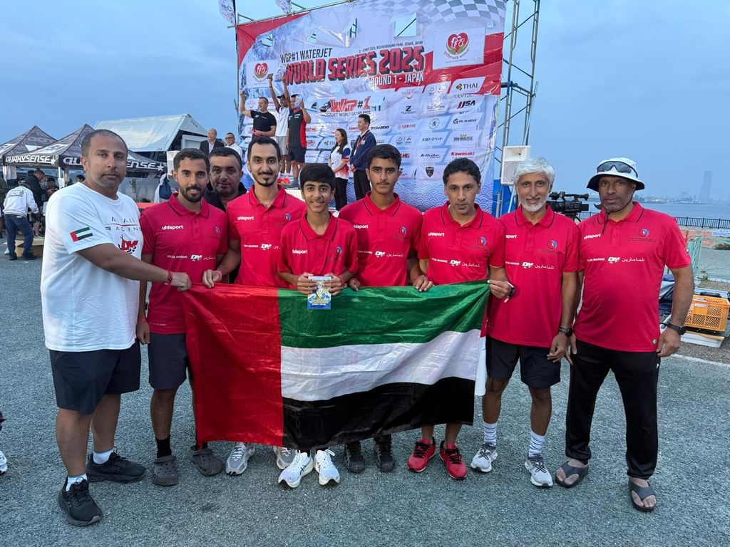 L’équipe des Émirats arabes unis décroche la médaille de bronze au Championnat du monde de Jet Ski
