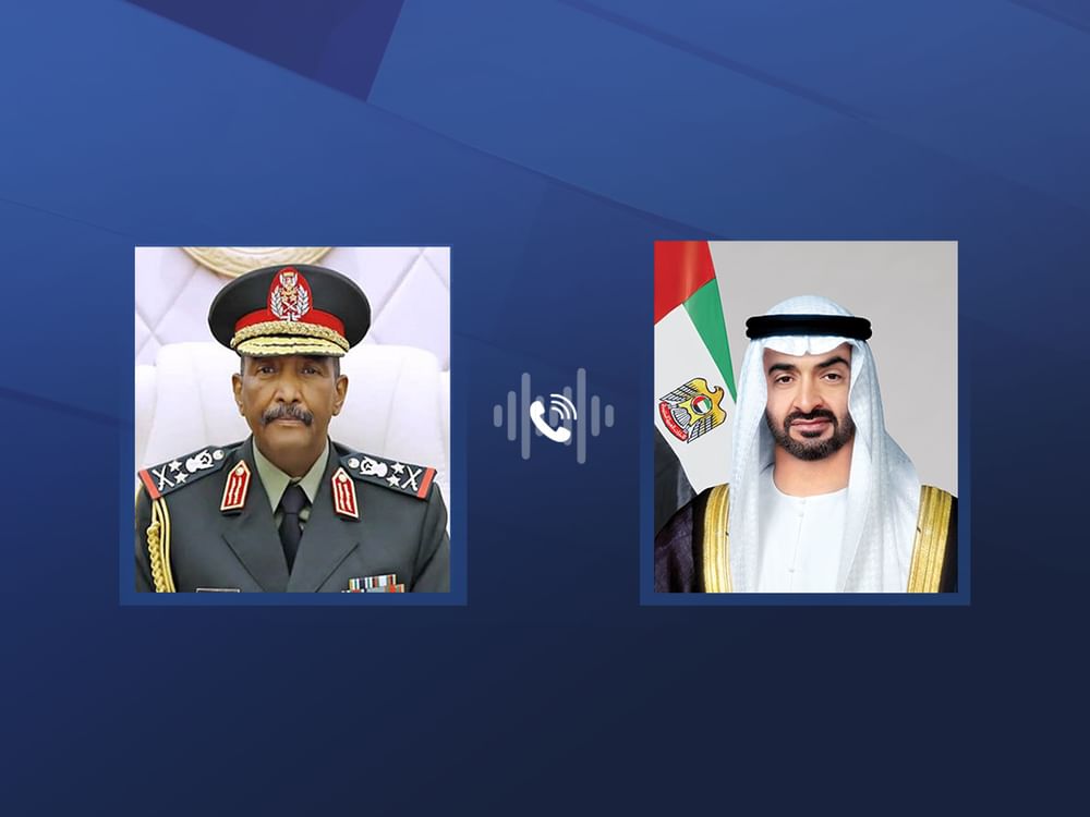 رئيس الدولة يؤكد دعم الإمارات جميع المبادرات الرامية إلى إنهاء الأزمة في السودان وتحقيق تطلعات شعبه إلى التنمية والرخاء