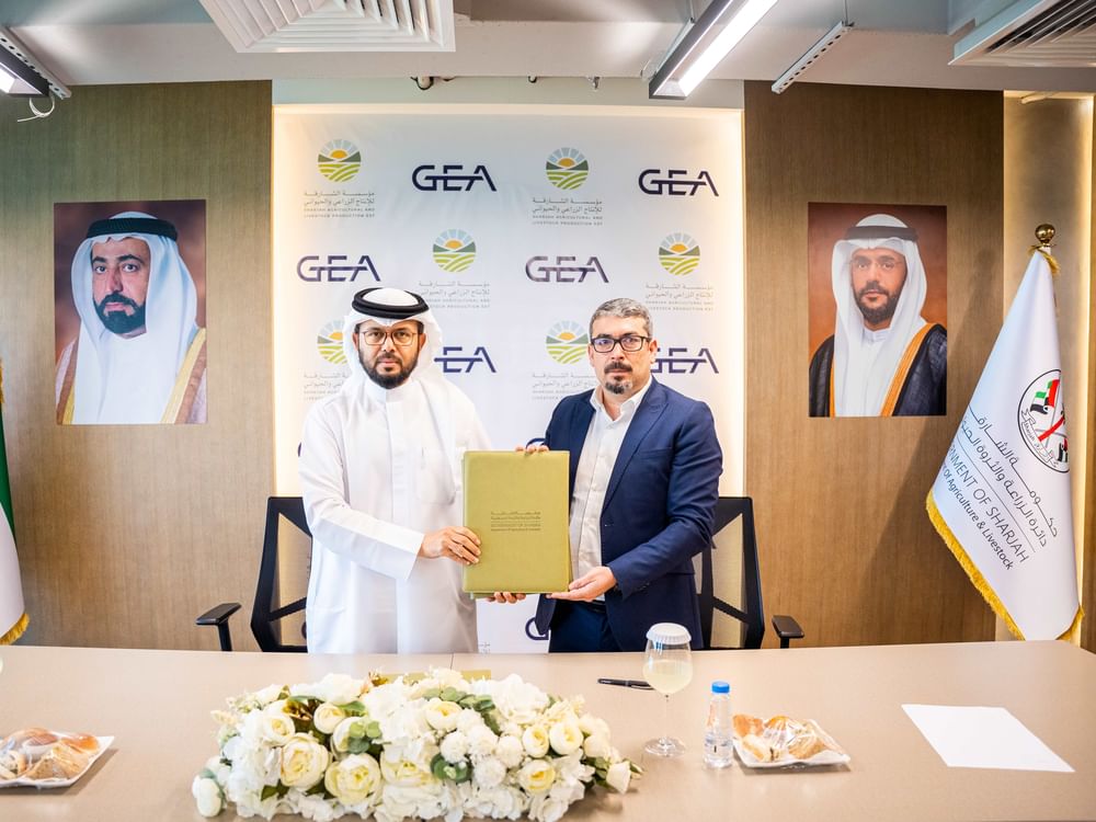 Sharjah Agricultural and Livestock Production adopts best practices in implementing Dairy Farm Project