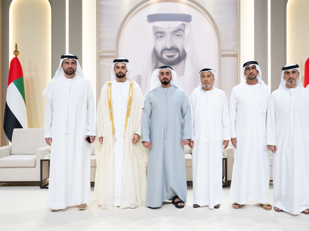 ‏ سيف بن زايد يحضر أفراح صديقي وخوري 