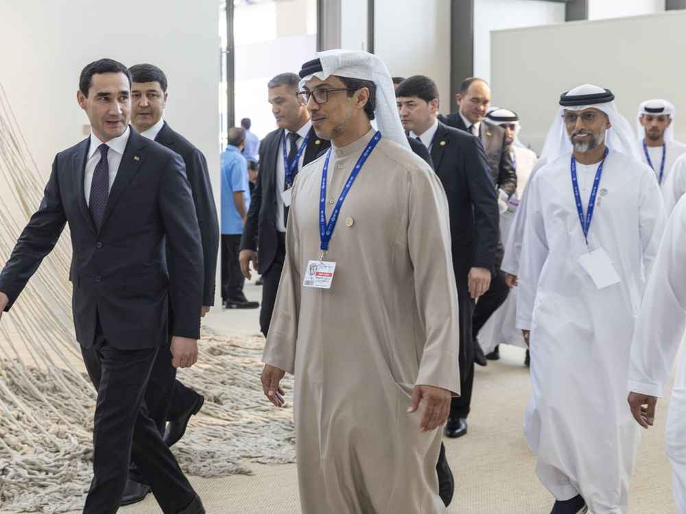 Mansour bin Zayed, President of Turkmenistan discuss enhancing bilateral relations on sidelines of COP28