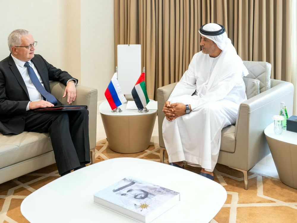  سعيد الهاجري يلتقي غيورغي بوريسينكو، نائب وزير خارجية روسيا الاتحادية