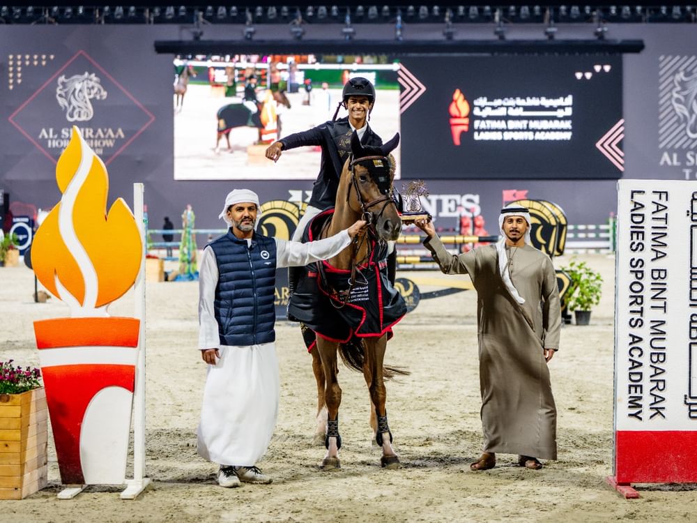 نتائج مميزة لفرسان الإمارات في "دولية الشراع" لقفز الحواجز 